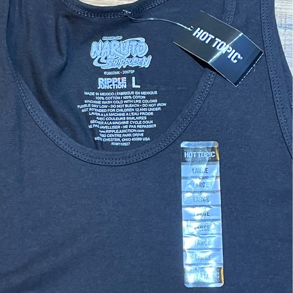 NWT Naruto Shippuden Tank Top Size Large - Picture 4 of 5